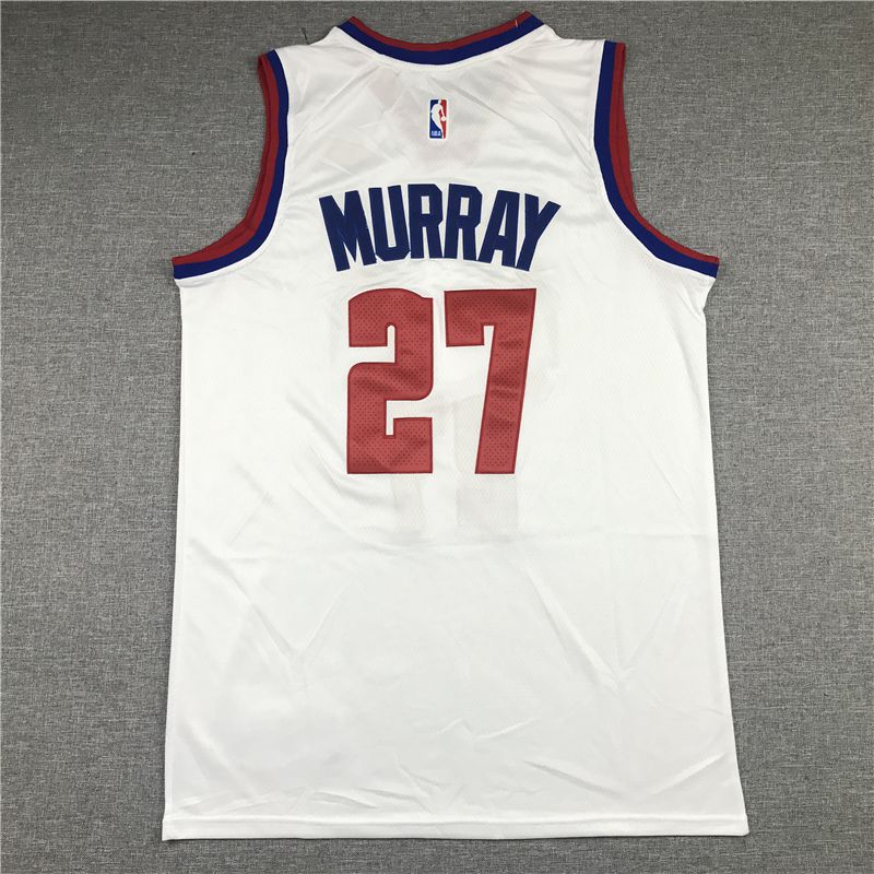 Men Denver Nuggets #27 Murray White 2021 Nike Playoff bonus NBA Jersey->miami heat->NBA Jersey